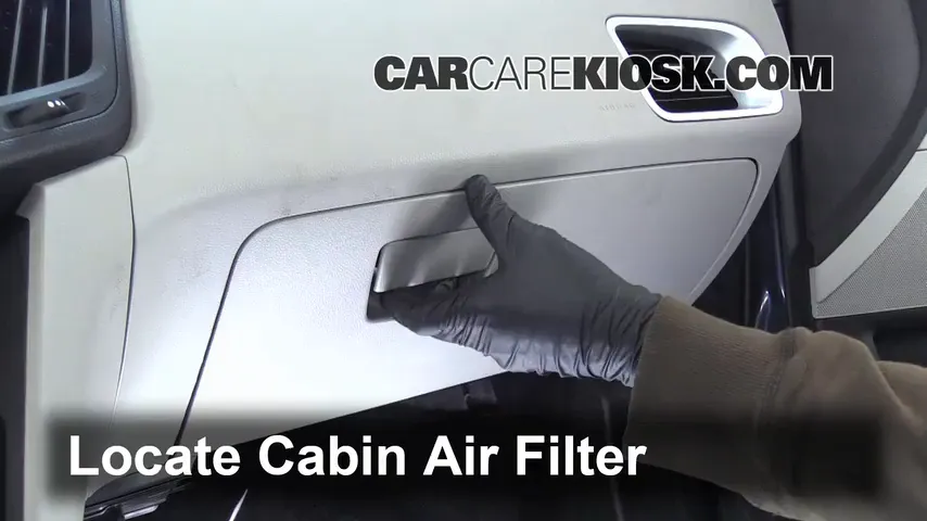 2012 Chevrolet Equinox LT 2.4L 4 Cyl. FlexFuel Air Filter (Cabin) Replace